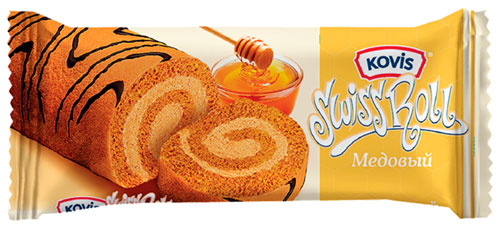 Медовый рулет «Swiss Roll» «Kovis»™