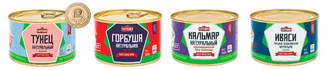 Натуральные рыбные консервы «Спиро Групп»